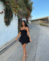 Casual Fashion Sexy Denim Suspender Dress