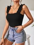 Sexy Knitted Camisole Top Bodysuit