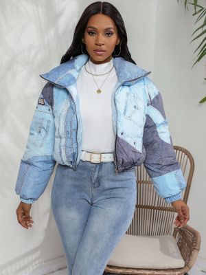 Fashion Women's Jacket Denim Printed Cotton Jacket