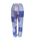 Casual Sports Paisley Cashew Loose Trousers