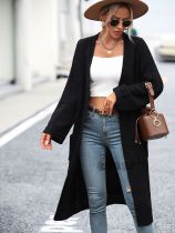 Stylish Pocket Knitted Cardigan Jacket