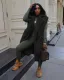 Casual Solid Color Plush Sleeveless Long Cardigan Jacket