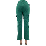 Stylish And Casual Corduroy Multi-pocket Trousers