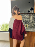New Autumn And Winter Women's Loose Round Neck Casual Knitted Dress