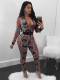 Casual Fashion Printed Two-piece Set