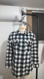 Loose Plaid Shirt Maoni Coat