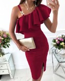 Sexy Sleeveless Slit Dress