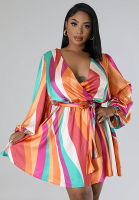 New Style Long Sleeve Fashionable Casual Dress