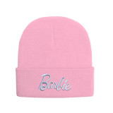 Embroidered Knitted Hat For Men And Women Street Dopamine Fashion Pullover Cold Hat