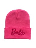 Embroidered Knitted Hat For Men And Women Street Dopamine Fashion Pullover Cold Hat