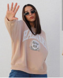 Casual Fashionable Printed Thickened And Versatile Long-sleeved Sweatshirt