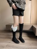 Autumn And Winter Thick-soled Over-the-knee Plus Fleece Boots