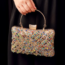 Stylish Rhinestone-encrusted Evening Bag