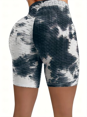 Ink Jacquard Bubble Yoga Pants