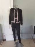 2024 Spring New Vest Cardigan Tights Three-piece Suit