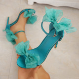Summer Large Size Bow Sexy High Heels