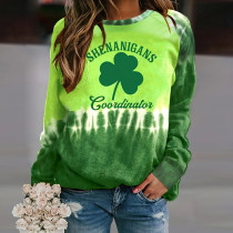 Fashionable Printed Comfortable Casual Crew Neck Sweatshirt