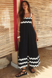 2024 New Summer Sling Printed Long Dress