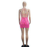Sexy Slim Fit Sequin Suspender Dress