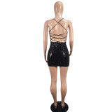 Sexy Slim Fit Sequin Suspender Dress