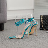 Stylish Strappy Pointed Toe Open Toe High Heel Sandals