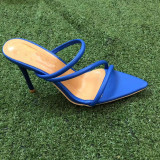 Stylish Plus Size Pointed Toe Breathable High Heel Sandals