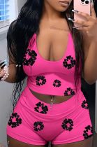 Fashionable Casual Trendy Printed Two-piece Set