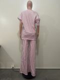 Fashionable Casual Asymmetrical Sleeves Off-Shoulder Two-Piece Set