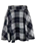 Fashionable Plaid Skirt