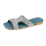 Summer Flat Sequined Slippers