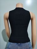 Spring And Summer Sexy Tight Knitted Versatile Vest