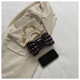 Fashionable Transparent Bow Hand-held Crossbody Chain Bag