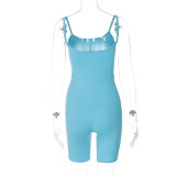 2024 Sexy Suspender Sleeveless Tight Backless Jumpsuit