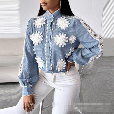 Fashionable Casual Lace Patchwork Top