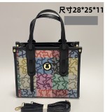 Contrast Color Checkered Fashion Large Capacity Women's Bag