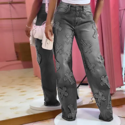 New Cross Burnt Stretch Casual Jeans