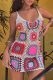 Casual Street Knitted Printed Sexy Dress