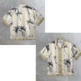 Casual Hawaiian Beach Short Sleeve Men's Shirt