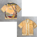 Casual Hawaiian Beach Short Sleeve Men's Shirt
