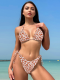 Sexy Three-point Backless Strappy Bikini Set