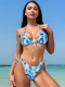 Sexy Three-point Backless Strappy Bikini Set