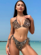 Sexy Three-point Backless Strappy Bikini Set