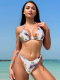 Sexy Three-point Backless Strappy Bikini Set