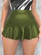 Green Sexy Bag Hip Shorts