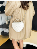 Off White Summer Love Rhombus Chain Shoulder Crossbody Bag