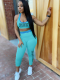 Sexy Waist-exposing Tight Sports Two-piece Set