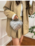 Silver Summer Love Rhombus Chain Shoulder Crossbody Bag