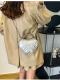 Silver Summer Love Rhombus Chain Shoulder Crossbody Bag