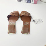 Brown Stylish Flat Back Open Toe Sandals