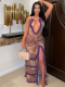 Sexy Slim Suspender Mesh Dress